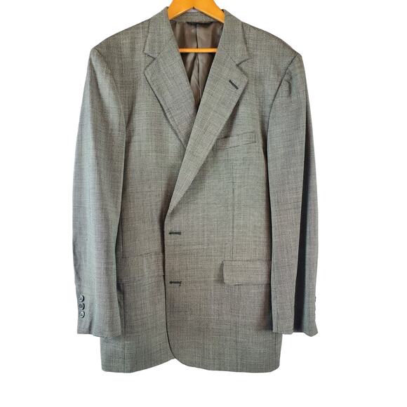 Brooks Brothers Men's 100% Wool Suit Jacket. Gray. Size 45 L - Picture 1 of 4